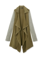 JET JohnEshaya バイカラージャケット/カーキ(027)