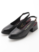 【FLAPPER】バックベルトパンプス/ホワイト