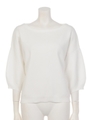 BALLOON SLEEVE TOPS/カーキ