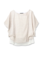 [L]キャンティーストライププルオーバー/ナチュラル(350)