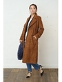 【AZUL by moussy】フェイクスエードトレンチコート/CAM
