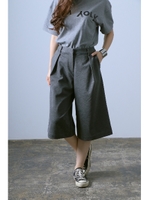 【AZUL by moussy】ポンチクロプトバギーパンツ/GRY