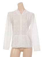 【LETADELLASCOPERETA】レースパーカー/ホワイト