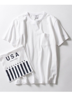 【WEB限定】USAコットンポケットTシャツ/オフホワイト(003)