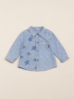 スターJQ長袖シャツ/ネイビー