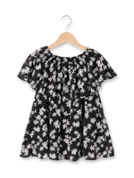 フラワープリントオフショルブラウス/ブラック(119)