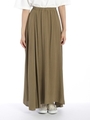 レーヨン平 フレアースカート/カーキ