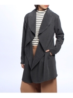 裏起毛トッパージャケット/グレー(012)