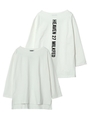 BACK LOGO L/S TEE/ネイビー
