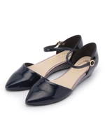 vanity beauty アンクルストラップ付きセパレートパンプス/ネイビー(093)