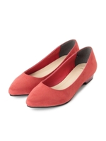 フェイクスウェードポインテッドトゥパンプス/レンガ(769)