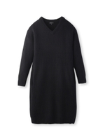 畦編みニットワンピース/サンドベージュ (053)