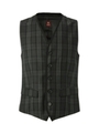 W/SIタータンチェックベスト/ブラック(319)