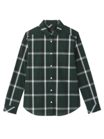 [L]ブロックチェックシャツ/ダークグリーン(223)