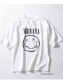 NIRVANA SMILE T-SHIRT/ホワイト(001)