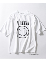 NIRVANA SMILE T-SHIRT/ホワイト(001)