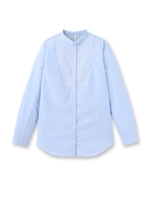 [L]シンプルデザインコットンシャツ/ホワイト(001)