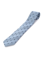 シルクメランジブルー ネクタイ/ブルー(592)