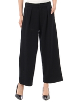 【AZUL ENCANTO】ジャージクロップドワイドパンツ/BLK