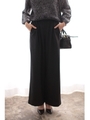 【AZUL by moussy】ヘリンボンタックワイドパンツ/柄BLK