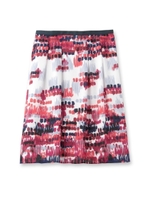 ランダムドットスカート/ワインレッド(163)