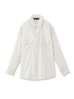 オフボディカシュクールシャツ/ライトグレー(011)