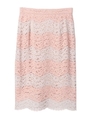 グラデーションレースタイトスカート/ピンク