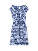 シフォンフラワーワンピース/ライトブルー(191)