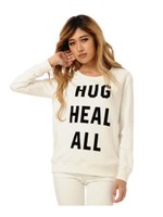 フロッキースエットトップス/WHITE