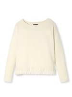 ダブルフリンジニットプルオーバー/ホワイト(002)