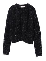 ニットノーカラーブルゾン/オフホワイト