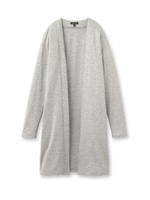 [S]リヨセル混裏毛トッパーカーディガン/カーキ(027)