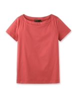 【VERY4月号掲載】[L]スムースコットンカットソー/ワインレッド(063)