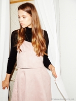 スエードキャミブラウス/サックス