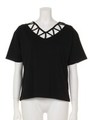 ネックカットラインTOPS/KHAKI