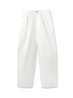 立体フォルムチノパンツ/ホワイト(001)