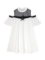 オフショルワンピース/ピンク