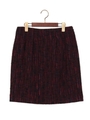 ●JOC 16FW ラメツイードスカート/Wine