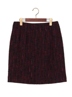 ●JOC 16FW ラメツイードスカート/Wine