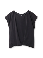 [L]フロントタックスムースカットソー/ブルー系(094)