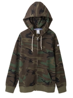 【X-girl×JEMORGAN】BIG WAFFLE HOODIE/アッシュ