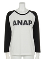 【ANAP】ANAPロゴラグラントップス/WH