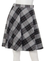 タータンチェックフレアーSK/ライトグレー