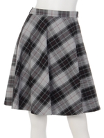 タータンチェックフレアーSK/ライトグレー