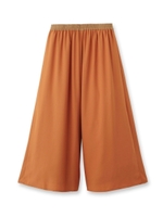 ベルワイド無地パンツ/レンガ(069)