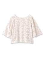 クロシェレースプルオーバー/オフホワイト(003)