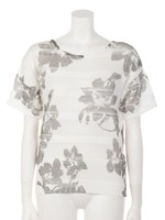シアーフラワーニットTOP/L/BEG