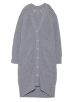 シャギーニットカーディガン/LBLU