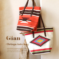 GIAN（ギアン）オルテガコットンショルダーバッグ
