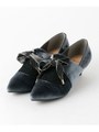 BDM レースチュールパンプス40/Black